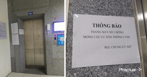 Thang máy hỏng 6 tháng vẫn chưa được sửa chữa, từng rơi tự do, người dân N07 sợ hãi!