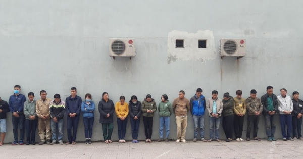Hà Tĩnh: Triệt phá đường dây lô đề liên tỉnh, triệu tập, bắt giữ 25 đối tượng
