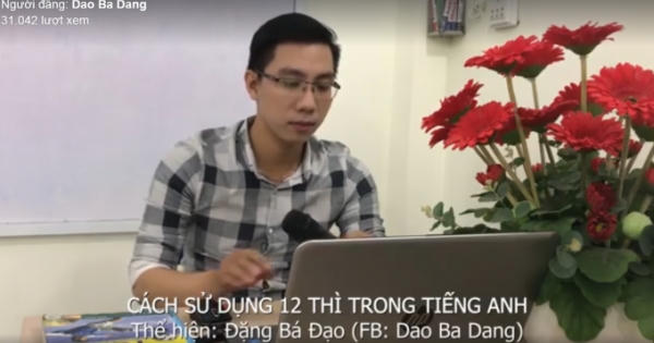 Phấn khích với bản cover ‘Duyên phận’ bằng 12 thì tiếng Anh của thầy giáo Bá Đạo