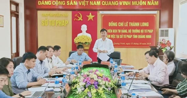 Sở Tư pháp Quảng Ninh đã nỗ lực hết sức để đồng hành với sự phát triển của tỉnh Sở Tư pháp Quảng Ninh đã nỗ lực hết sức để đồng hành với sự phát triển của tỉnh