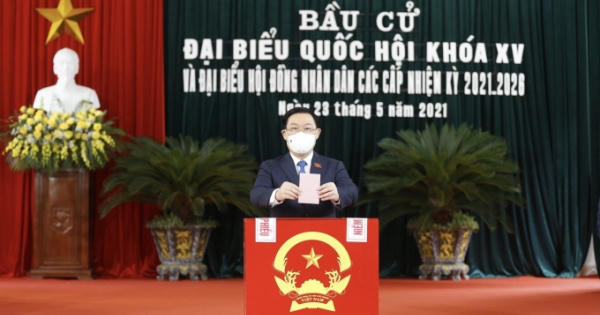 Đến 21h30 ngày 23/5, 99,78% cử tri Hải Phòng đã đi bầu cử
