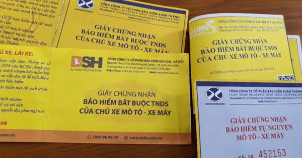 Bảo hiểm xe máy bắt buộc: Thu 765 tỷ đồng, chi trả 45 tỷ đồng trong năm 2019