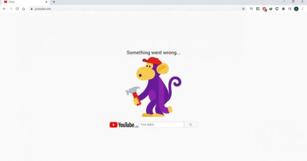 YouTube cùng hàng loạt dịch vụ của Google bị sập tại Việt Nam