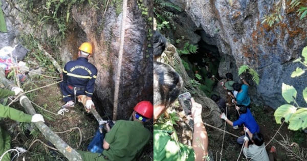 Nam thanh niên trượt chân, tử vong dưới hang sâu gần 150m