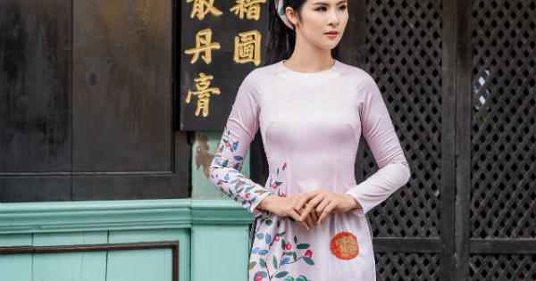 Ngọc Hân thoả lòng khi diễn áo dài trong 'Duyên dáng Việt Nam'