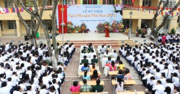 Không để lạm thu khi tổ chức thành lập trường và kỷ niệm ngày 20/11