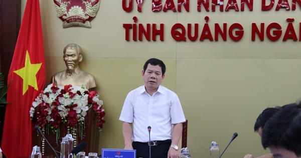 Quảng Ngãi: Thành lập các Đoàn công tác ứng phó với bão số 9