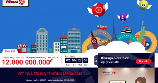 Chơi xổ số điện toán kiểu Mỹ xác xuất 8 triệu người chơi có 1 người trúng giải độc đắc
