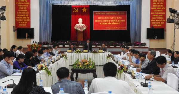 Giao ban công tác tuyên truyền, báo chí Tây Nguyên