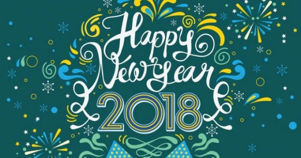 Những hình ảnh chủ đề chúc mừng năm mới 2018 đầy màu sắc Những hình ảnh chủ đề chúc mừng năm mới 2018 đầy màu sắc
