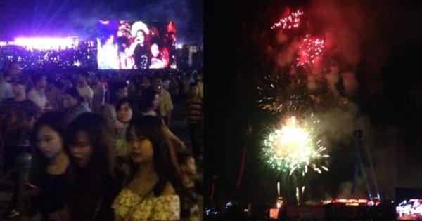 Carnaval Hạ Long 2016: Du khách nức lòng thưởng thức những "trận đồ" pháo hoa