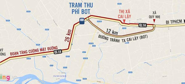 Đại biểu Quốc hội đề xuất Nhà nước mua lại BOT Cai Lậy