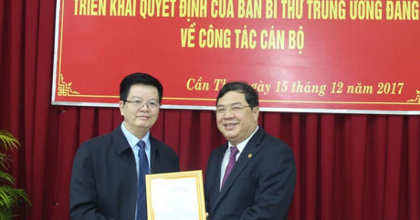 Phó Bí thư Cần Thơ làm Phó Trưởng Ban Nội chính Trung ương