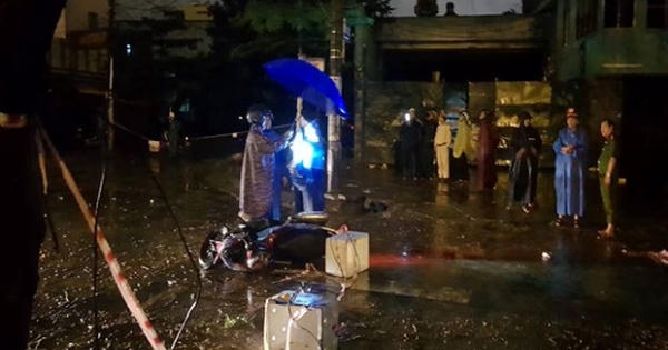 Đà Nẵng: Vướng dây điện rơi xuống đường, chồng tử vong, vợ cấp cứu