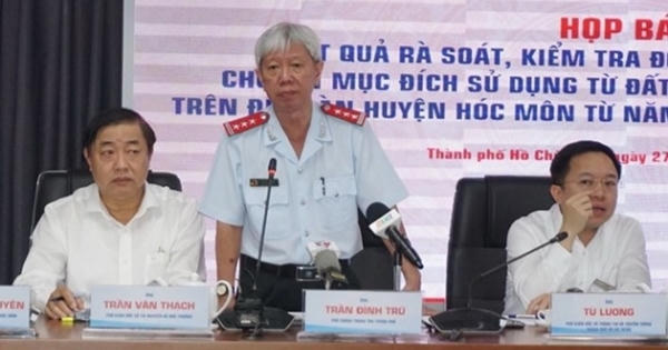 1.386 trường hợp chuyển mục đích sử dụng đất không đúng quy định ở Hóc Môn 1.386 trường hợp chuyển mục đích sử dụng đất không đúng quy định ở Hóc Môn