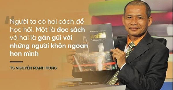 TS Nguyễn Mạnh Hùng: “Hai lần làm cháy nhà vì mải đọc sách”