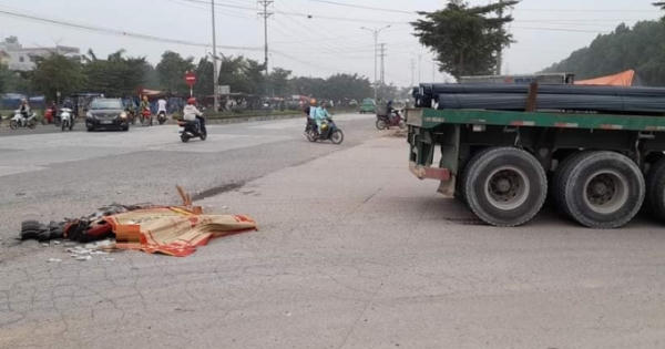 Vĩnh Phúc: Va chạm với xe đầu kéo, một người thương vong