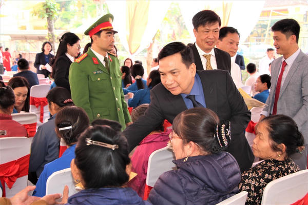 Cục An ninh kinh tế Bộ Công an đồng hành xây dựng trường học tại xã Xuân Lâm