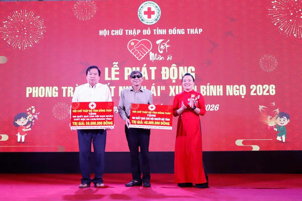 Đồng Tháp: Lễ phát động phong trào Tết Nhân ái - Xuân Bính Ngọ 2026 Đồng Tháp: Lễ phát động phong trào Tết Nhân ái - Xuân Bính Ngọ 2026