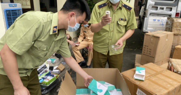 Lạng Sơn: Tạm giữ 200 máy đo nhiệt kế hồng ngoại không rõ nguồn gốc xuất xứ