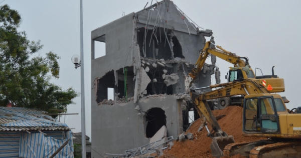 Xây nhà trên đất chiếm, xử phạt mấy hành vi?