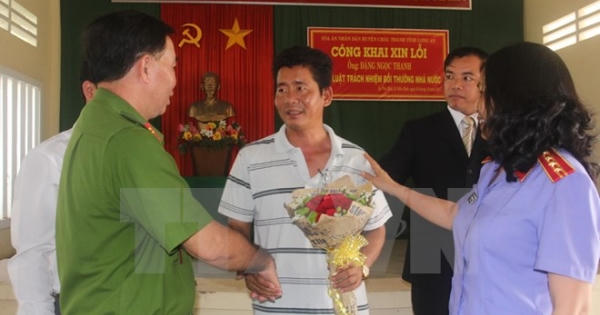 Một tuần, 2 công dân được minh oan, xin lỗi