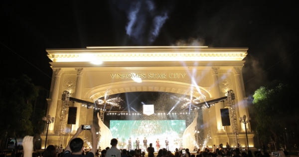 Vinhomes Star City khai trương cổng chào Victoria và quảng trường ánh sáng
