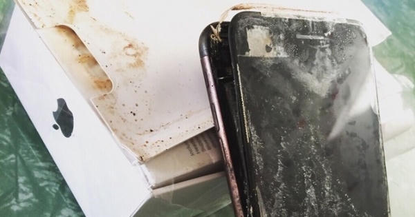 Đến lượt iPhone 7 Plus cũng phát nổ