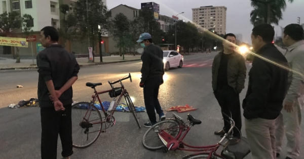 Truy tìm chiếc xe tải tông cụ ông nhập viện