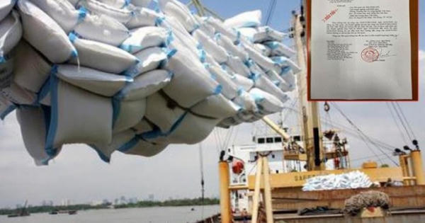 Chỉ sau 7 giây, hơn 38.000 tấn gạo được mở tờ khai hải quan