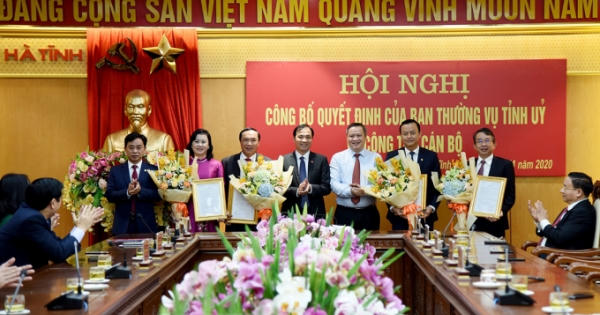 Tỉnh ủy Hà Tĩnh điều động, bổ nhiệm cán bộ