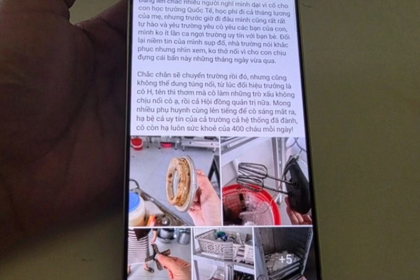 Cơ quan chức năng vào cuộc kiểm tra thực trạng bếp ăn, khu vệ sinh trường quốc tế ở Nghệ An