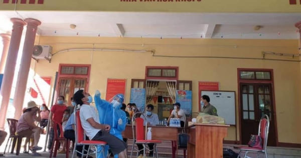 Nghệ An: Lấy mẫu xét nghiệm hơn 6.000 trường hợp trong khu dân cư