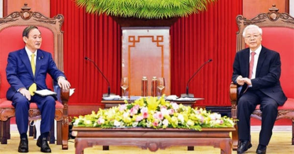 Tổng Bí thư, Chủ tịch nước tiếp Thủ tướng Nhật Bản Tổng Bí thư, Chủ tịch nước tiếp Thủ tướng Nhật Bản