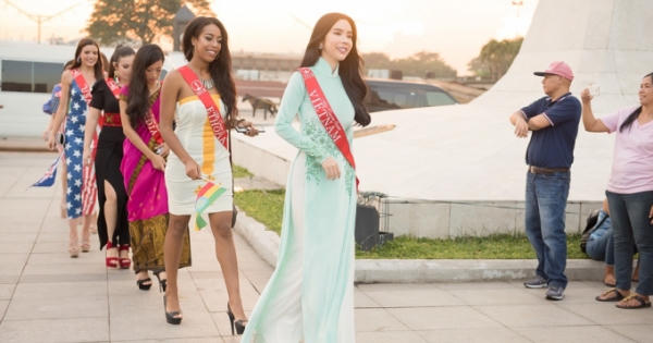 Huỳnh Vy rạng rỡ tham gia các hoạt động sôi nổi tại Miss Tourism Queen Worldwide 2018