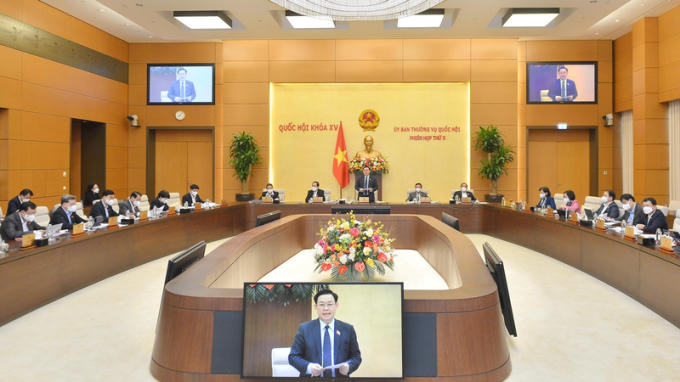 Khai mạc Phiên họp thứ 6 của Ủy ban Thường vụ Quốc hội khóa XV