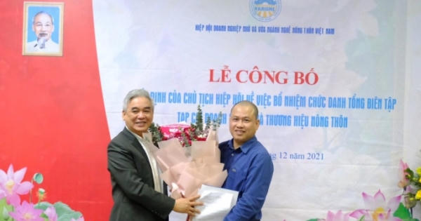 Ông Nguyễn Nam Thắng được bổ nhiệm Tổng biên tập Tạp chí Doanh nghiệp và Thương hiệu nông thôn Ông Nguyễn Nam Thắng được bổ nhiệm Tổng biên tập Tạp chí Doanh nghiệp và Thương hiệu nông thôn