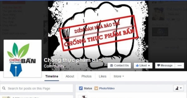 Đông đảo nhà báo, phóng viên quyết tâm "Chống thực phẩm bẩn"