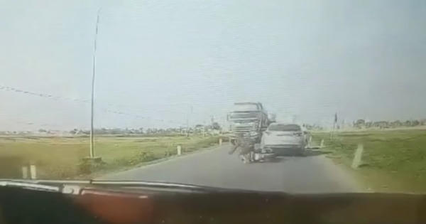 Thót tim khi xem clip nam thanh niên suýt bị tử thần “nhai nát”