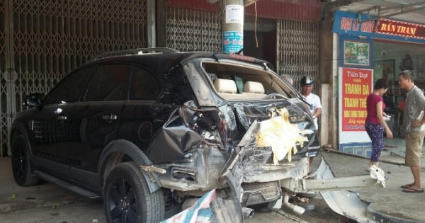 Bắc Giang: Bé trai 13 tuổi điều khiển ô tô gây tai nạn kinh hoàng