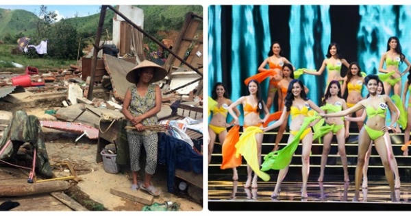 VTV nói gì khi vẫn truyền hình trực tiếp "Hoa hậu Hoàn vũ Việt Nam 2017" lúc cả nước đau lòng vì bão lũ?