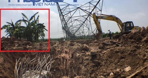 Vụ cột điện 500kV đổ gục: Gió cấp 5 "quật ngã" cột điện chịu bão cấp 12?