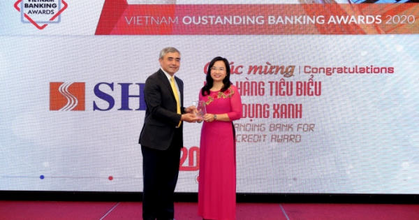 SHB thắng lớn trong lễ trao giải Ngân hàng Việt Nam tiêu biểu 2020 SHB thắng lớn trong lễ trao giải Ngân hàng Việt Nam tiêu biểu 2020