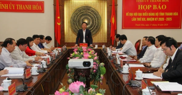 Đại hội Đảng Bộ tỉnh Thanh Hóa lần thứ 19 sẽ diễn ra trong 3 ngày