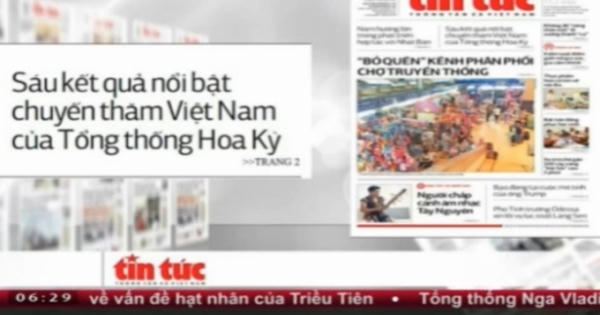Điểm báo ngày 26/5/2016: Sáu kết quả nổi bật sau chuyến thăm Việt Nam của Tổng thống Hoa Kỳ