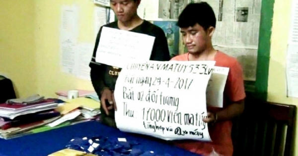Bắt giữ hai người Lào vận chuyển gần 2 vạn viên ma túy tổng hợp vào Việt Nam