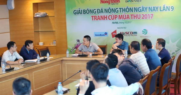 16 đội bóng tham gia tranh tài Giải bóng đá Nông thôn Ngày nay lần thứ 9