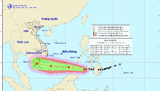 Thành phố Hồ Chí Minh chuẩn bị sẵn sàng ứng phó bão Tembin