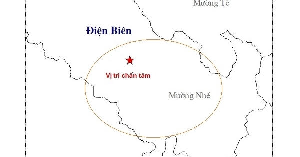 Động đất mạnh 4,7 độ richter tại Mường Nhé - Điện biên