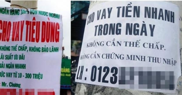 “Ngân hàng trên cột điện” - Sự trà trộn của tín dụng đen
